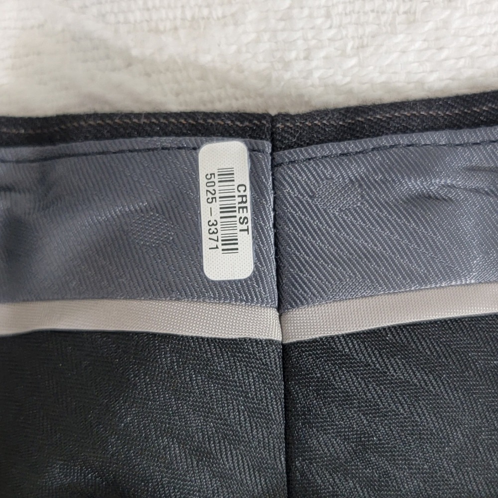 Perry Ellis Portfolio NWOT 50R Suit Modern Fit Pinstripe Black 2 Button Blazer - Picture 12 of 16